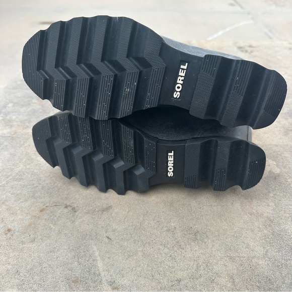 Sorel Joan Of Arctic Wedge III Lace Waterproof Gray Boots Size 9 - Picture 8 of 9